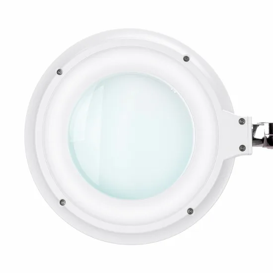 Elegante 6031 kozmetička lupa, lampa s povećalom sa 60 SMD 3D LED dioda, zajedno s podesivim postoljem i kontrolom intenziteta svjetla — slika 8