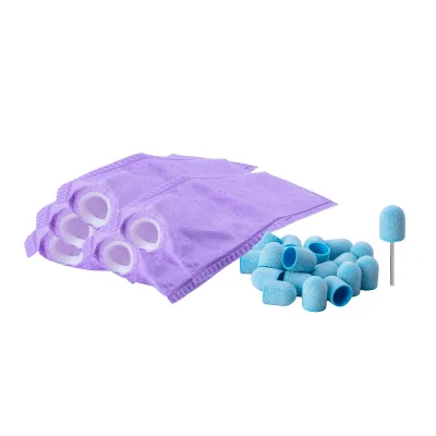 Pedikurski set od 5 filtera za EXO bušilicu, 13 mm gumeni držač, EXO Med Cap kapice