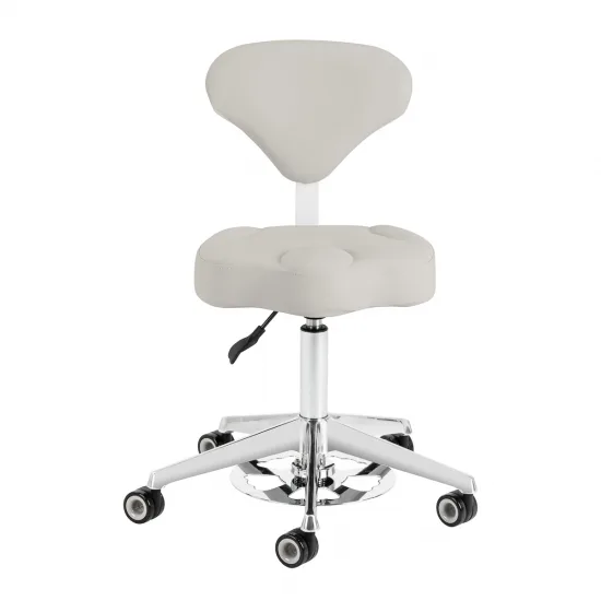 Kozmetički stolac Azzurro 156-F bump-up sivi — slika 2