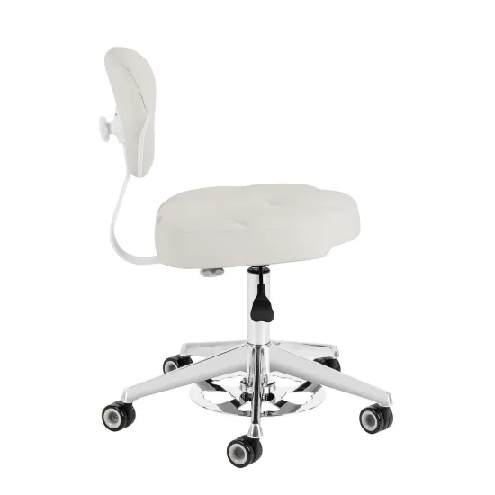 Kozmetički stolac Azzurro 156-F bump-up sivi — slika 4