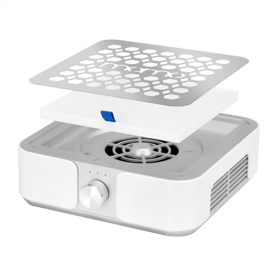 Set apsorber prašine MOMO P30 60W bijeli + bušilica za nokte Exo Silent SX7 — slika 2
