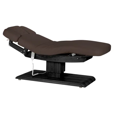 SPA ležaljka Sillon Relax tamno smeđa s crnom bazom