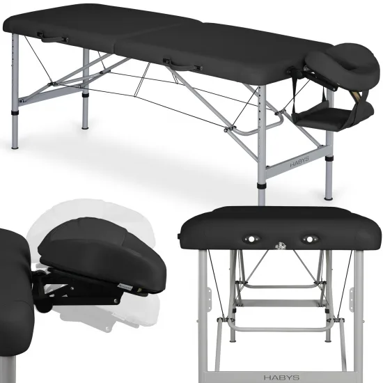 Masažni stol Aero Alu 70 Vinyl Flex K015 Crni