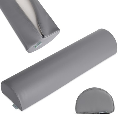 Poluokrugli jastuk 60x15x10 K029 sivi
