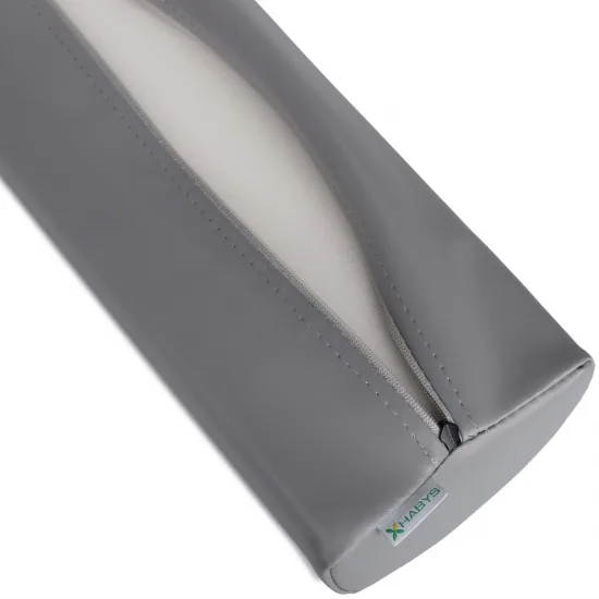 Poluokrugli jastuk 60x15x10 K029 sivi — slika 2