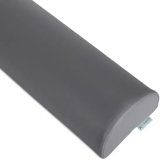 Poluokrugli jastuk 60x15x10 K029 sivi — slika 3