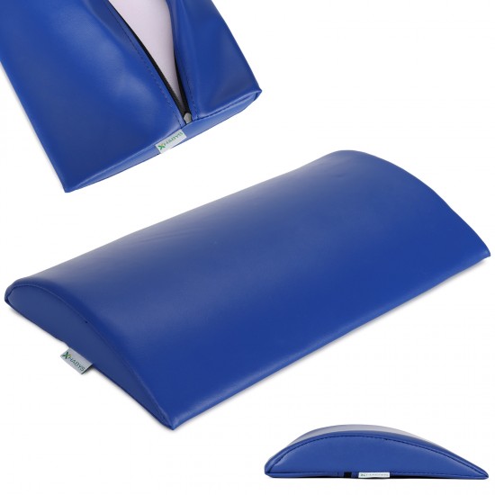 Poluokrugli jastuk za lumbalni dio 40x25x5 K012 tamnoplava boja