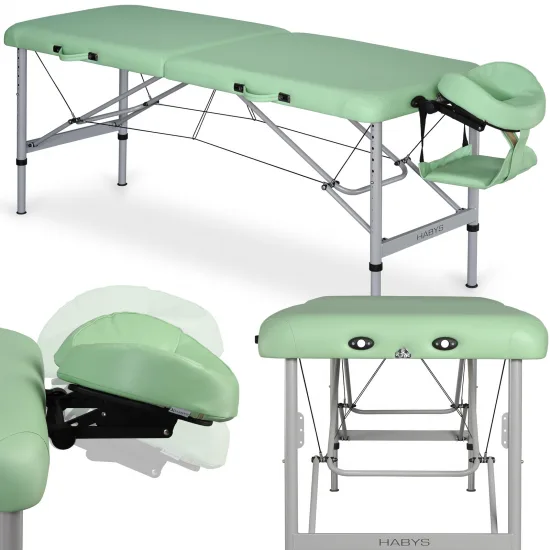 Masažni stol Aero Alu 70 Vinyl Flex K022 Zeleni