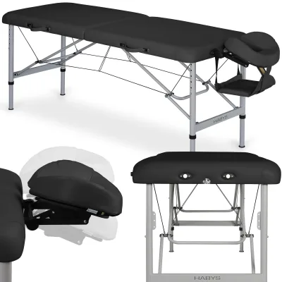 Masažni stol Aero Alu 60 Vinyl Flex K015 Crni