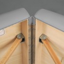 Masažni stol Panda svijetlo drvo 70 vinil fleksibilan K029 siva