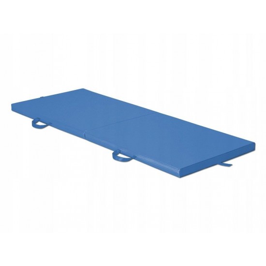 Dvodijelni sklopivi madrac 170x65x5 K023 Plavi
