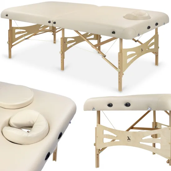 Masažni stol Integral Light Wood 102 Comfort Face Hole Vinyl Flex K033 Bež