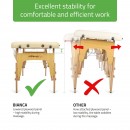 Prijenosni stol za masažu Bianca Comfy Base K533 bež