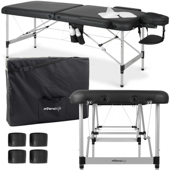 Prijenosni stol za masažu Nadia 60 Comfy Base K515 crni