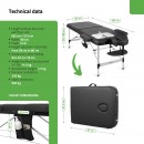 Prijenosni stol za masažu Nadia 60 Comfy Base K515 crni