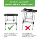 Prijenosni stol za masažu Nadia 60 Comfy Base K515 crni