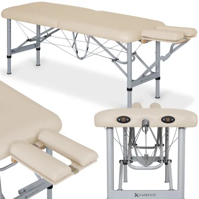 Masažni stol Chiro Ultralux 19 Alu Vinyl Flex K033 Bež