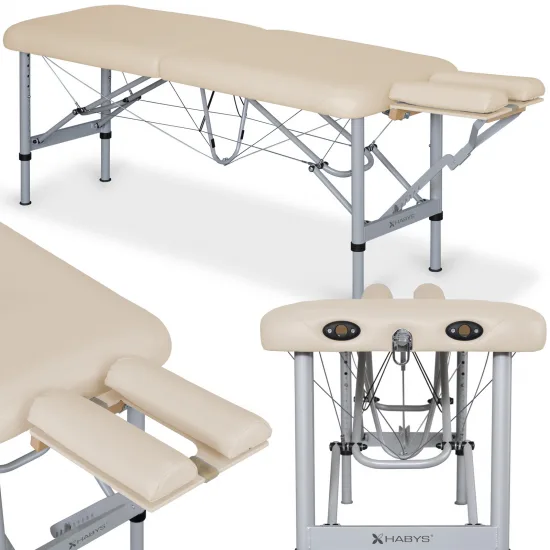 Masažni stol Chiro Ultralux 19 Alu Vinyl Flex K033 Bež