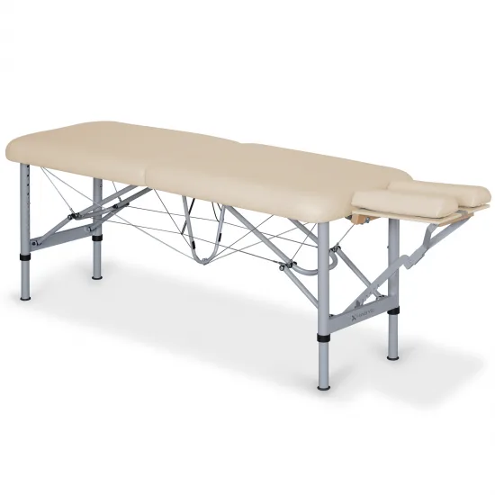 Masažni stol Chiro Ultralux 19 Alu Vinyl Flex K033 Bež — slika 2