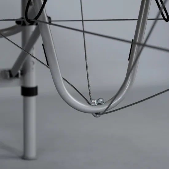 Masažni stol Chiro Ultralux 19 Alu Vinyl Flex K033 Bež — slika 5