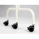 Standardna bijela modularna zavjesa za ekran, siva