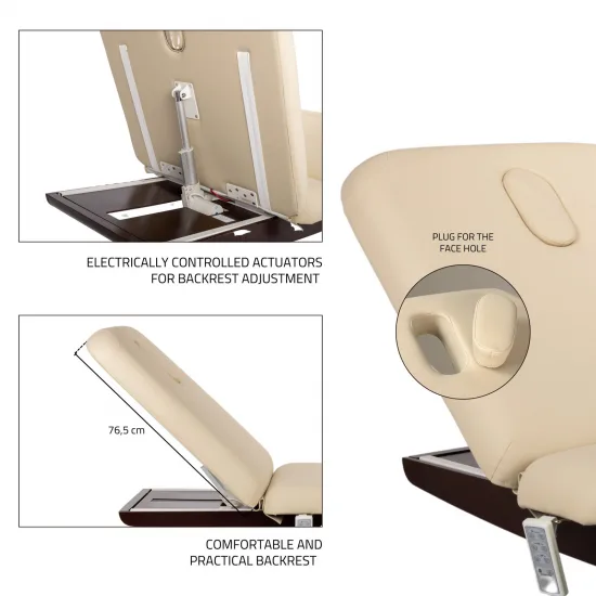 Stacionarni stol za masažu Libra 4 HEAT So Skin K434 bež — slika 6