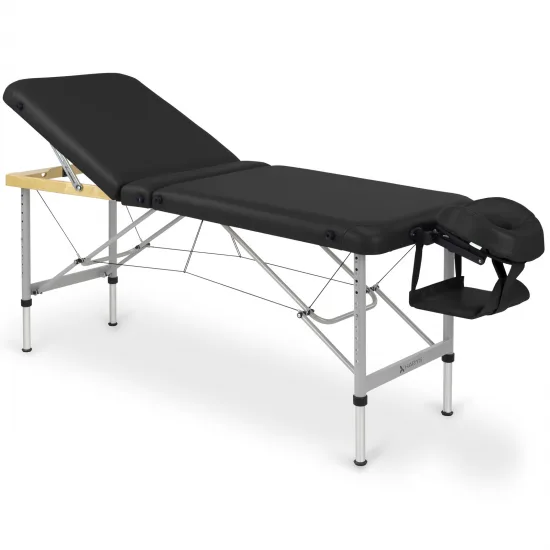 Masažni stol Aero Plus Alu 60 Vinyl Flex K015 Crni — slika 7