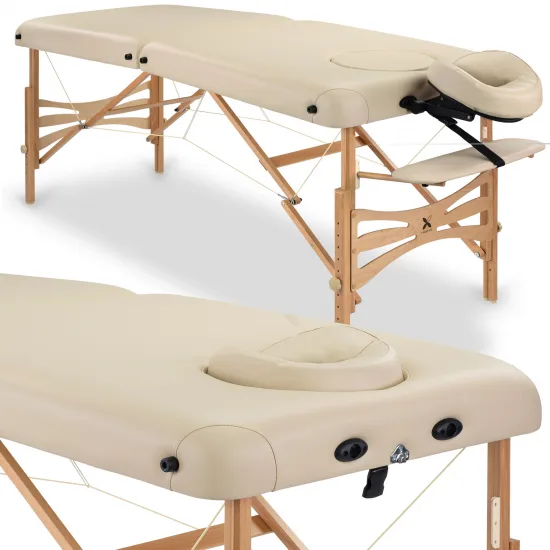Masažni stol Panda 70 Comfort Face Hole Vinyl Flex K033 bež