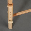 Masažni stol Panda svijetlo drvo 70 vinil fleksibilan K022 zelena