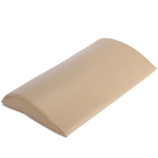 Poluokrugli jastuk za lumbalni dio 40x25x5 mekani K033 bež — slika 5