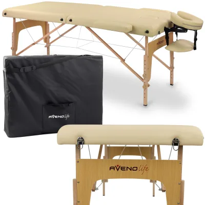 Prijenosni stol za masažu Sofia Light Comfort Base K533 bež