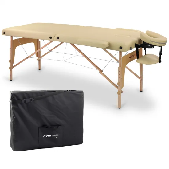Prijenosni stol za masažu Sofia Light Comfort Base K533 bež — slika 15