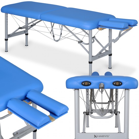 Masažni stol Chiro Ultralux 19 Alu Vinyl Flex K023 Plavi Masažni stol Chiro Ultralux 19 Alu Vinyl Flex K023 Plavi