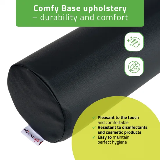 Okrugli jastuk 12x60 Comfy Base PU K515 crni — slika 4