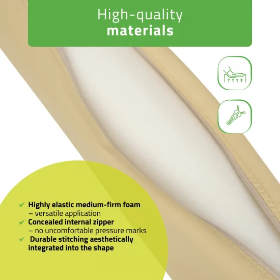 Okrugli jastuk 12x60 Comfy Base PU K533 bež — slika 3