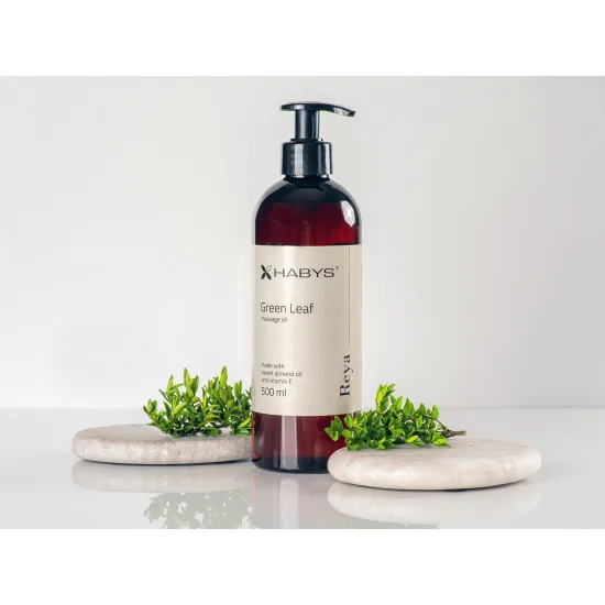 Ulje za masažu Reya Green Leaf HABYS, 500 ml — slika 2