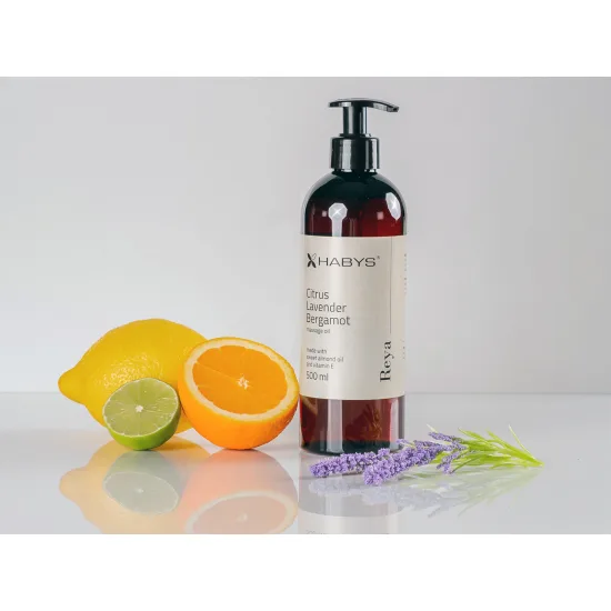 Ulje za masažu Reya Citrus Lavanda Bergamot, HABYS 500 ml 500 ml — slika 2