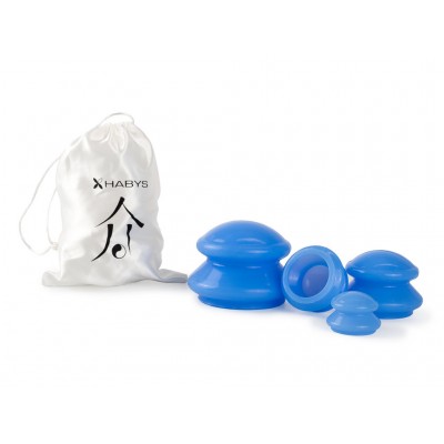 Silikonske čašice - set od 4 komada, plave