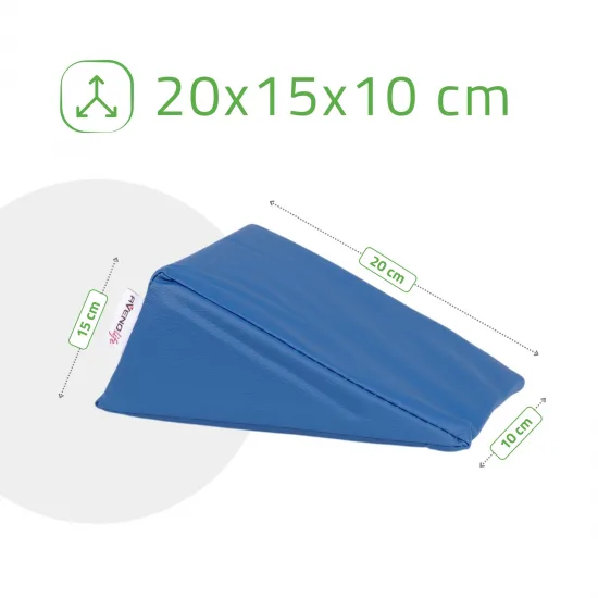 Klinasti jastuk 20x15x10 - K512 plavi — slika 5