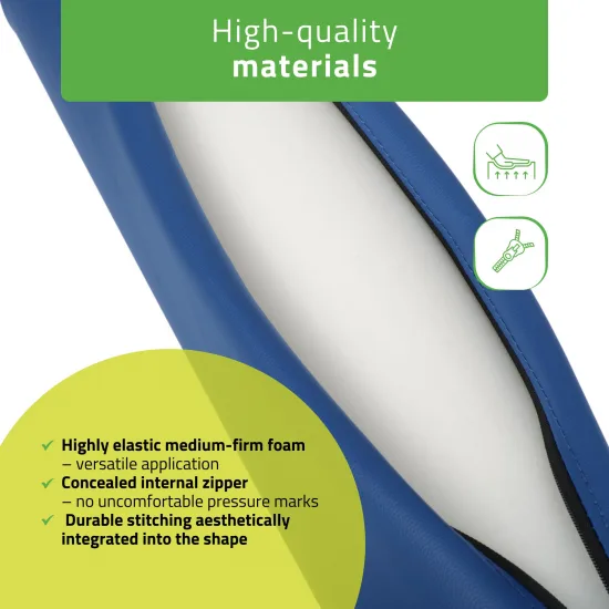 Okrugli jastuk 15x60 - K512 plavi — slika 3