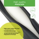 Okrugli jastuk 15x60 - K515 Crni