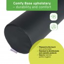 Okrugli jastuk 15x60 - K515 Crni