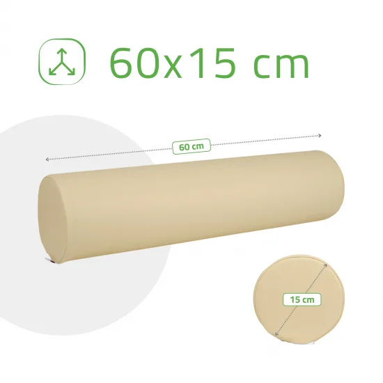 Okrugli jastuk 15x60 - K533 bež — slika 5
