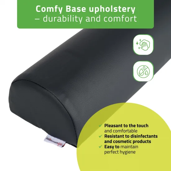 Poluokrugli jastuk 60x15x10 - K515 Crni — slika 4