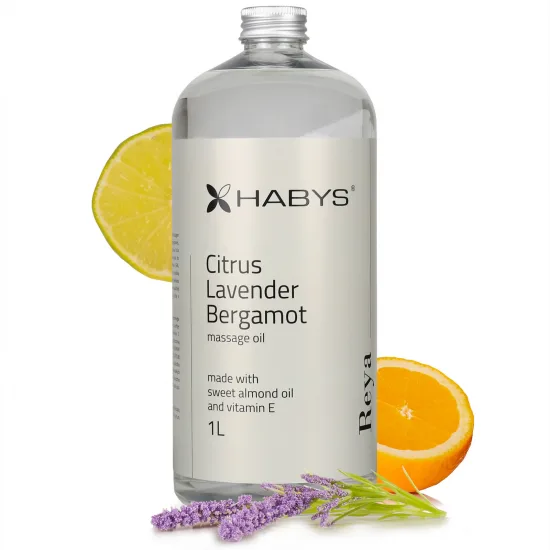 Ulje za masažu Reya Citrus/Lavanda/Bergamot, HABYS 1000 ml