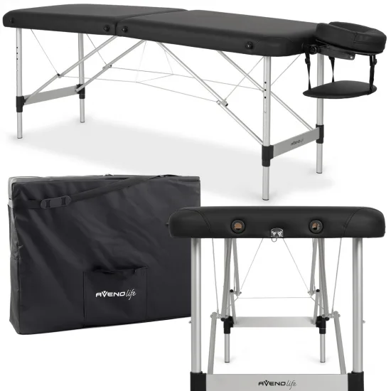 Prijenosni stol za masažu Nina Comforty Base K515 crni
