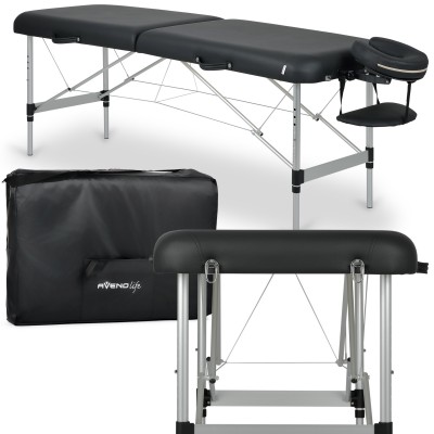 Prijenosni kozmetički i masažni krevet Estetic Dark Comforty Base K515 Black