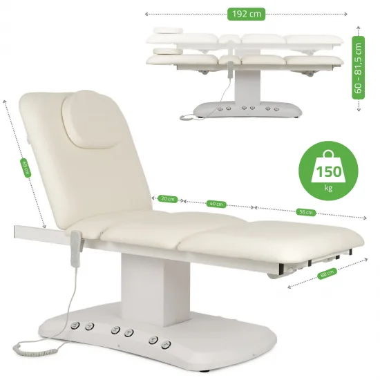Serenity ERGO 4 električni grijani kozmetički krevet za masažu i SPA tretmane — slika 11