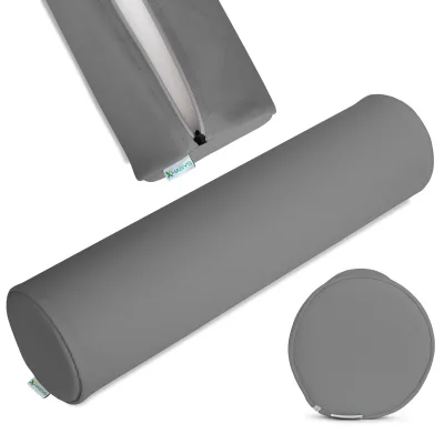Okrugli jastuk 15x60 k722 sivi