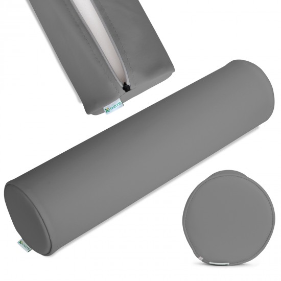 Okrugli jastuk 15x60 k722 sivi